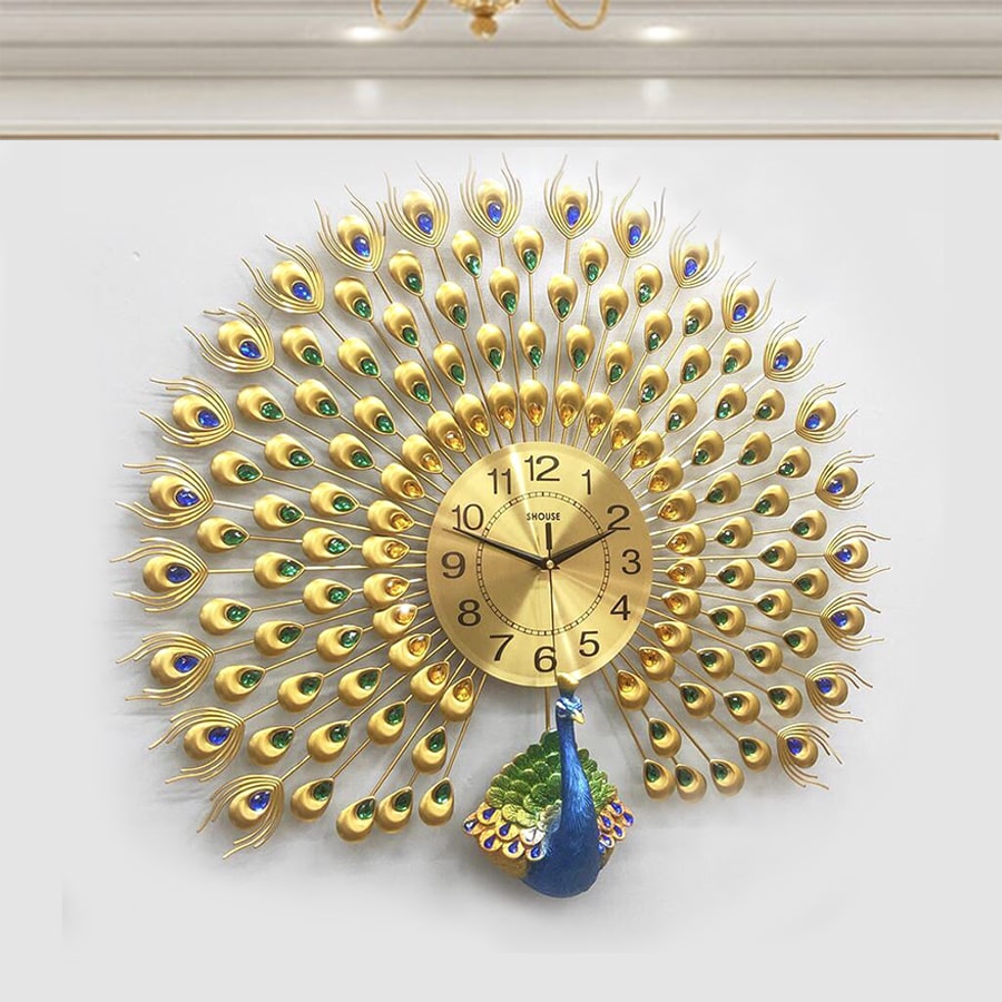 HOÀN TIỀN 20 - Đồng hồ cơ nam 1269 mặt rồng vàng cao cấp - Đồng hồ dây kim  loại kiểu khóa bấm không gỉ MANY - MixASale